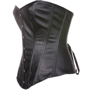 <span class=keywords><strong>Los</strong></span> adultos, grupo de edad y formadores de tipo de producto apretado cuerpo Shaperwear corsé de cuero negro en G String - Product Image 3