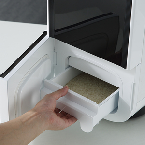 Advanced Smart Plastic Rice <strong>Storage</strong> 31KG with Real Time Rice Level Temperature Display Low Grain Warning Refrigerated Rice <strong>Bin</strong> - Product Image 3