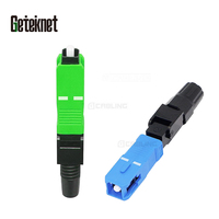 GETEKnet konektor serat mekanis, OEM FTTH Sc/apc optik serat optik SC LC APC UPC Splice cepat, konektor serat SC UPC