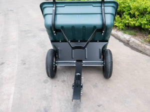 Chariot de jardin avec <span class=keywords><strong>benne</strong></span> <span class=keywords><strong>basculante</strong></span> à dégagement rapide, remorque pour VTT/UTV, bac de chargement en plastique, brouette de chantier - Product Image 3