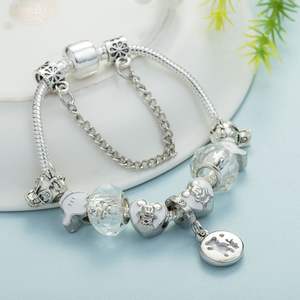 Bracelet à breloques en argent pour femme, tendance EBay - Product Image 2