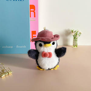 Llavero de Pingüino de Peluche Suave, Disfraz de Cosplay para el Día de la Tierra, Juguete de Peluche, Llavero, Adorno para Bolsos y Sombreros, Accesorios Decorativos Portátiles - Product Image 5