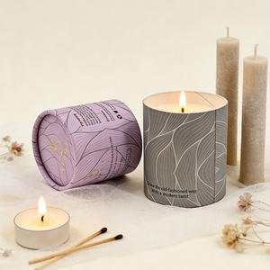 Eco-friendly Packaging Candle & Fragrance <b>Gift</b> <b>Box</b> Customizable Size and Color Paper Tube High-end Design Recyclable - Product Image 1