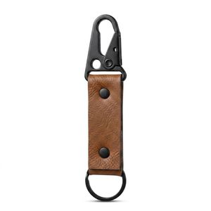 Llavero de Cuero Sintético Grabable con Láser y Logotipo Personalizado, Llaveros y <span class=keywords><strong>Mosquetones</strong></span> Promocionales de Cuero PU Vintage - Product Image 2