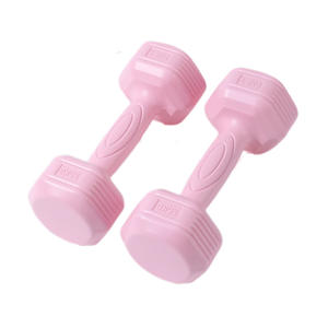 Haltères unisexes en caoutchouc cimenté pour débutants, usage domestique, yoga, paire de 2 kg - Product Image 5