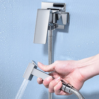 JVK WC toilette en laiton Bidet Ablution robinet doré Shattaf ensemble dissimulé chaud et froid à main Toliet jet d'eau Bidet or