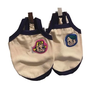 Chaleco de dibujos animados para perros y gatos, fibra acrílica, diseño bordado bonito, ropa de verano - Product Image 1