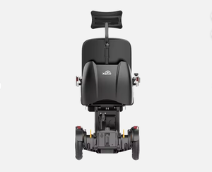 โรงงานนำเสนอรถเข็นไฟฟ้าพับได้คุณภาพสูงสำหรับทุกสภาพพื้นผิว พร้อมเบาะยกได้และพนักพิงสูงสำหรับผู้พิการ - Product Image 4