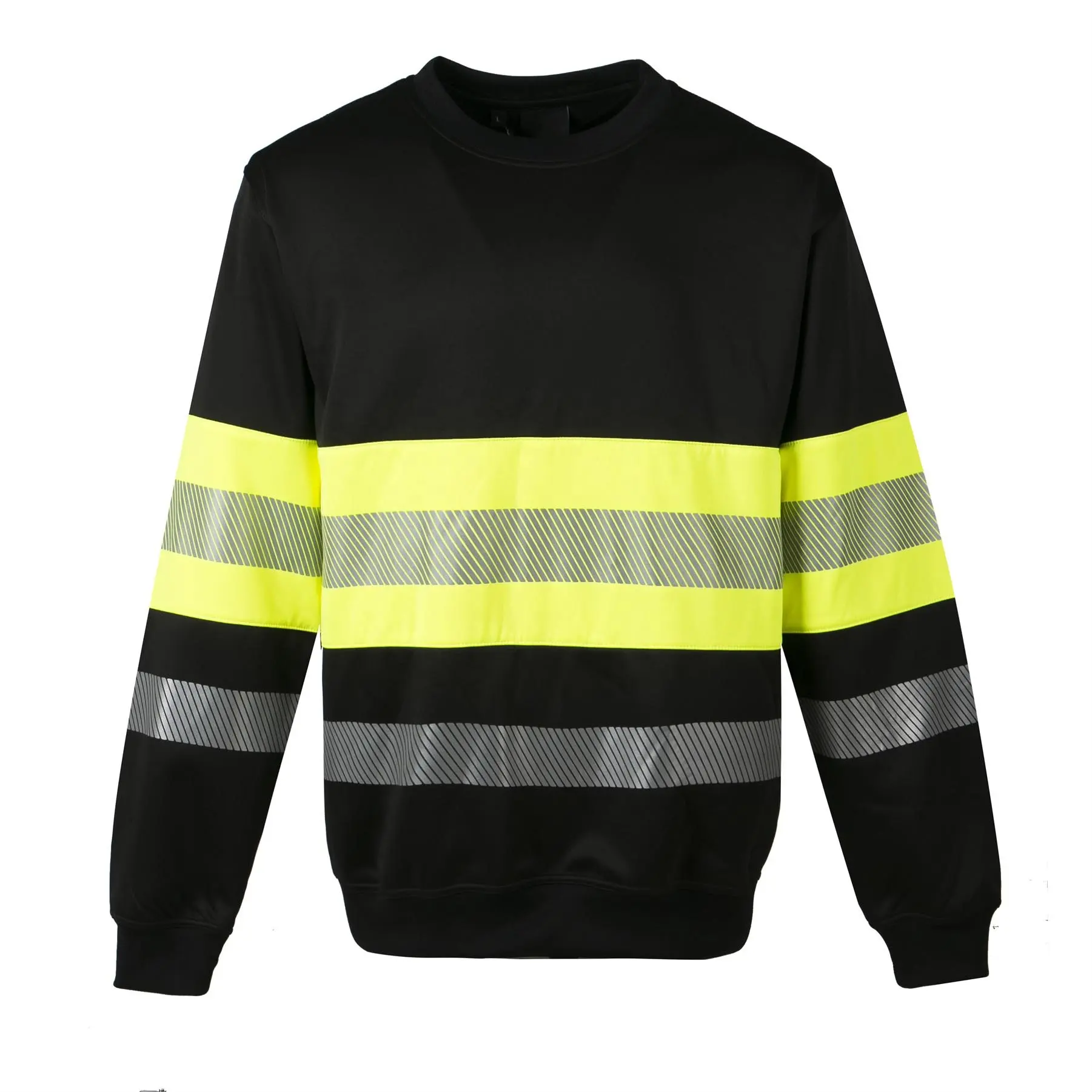 Individuelles Sicht-Sweatshirt EN ISO 20471 Klasse 1 Herren Bausicherheitshemden