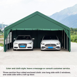 NOWENSOL Abri de voiture moderne 10x20 pieds, robuste, parois latérales amovibles, imperméable, pliable, portable, camping en plein air, <span class=keywords><strong>garage</strong></span> - Product Image 6