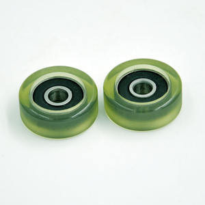 Polyurethane पहिया सामग्री vulkollan पहिया के साथ keyway. औद्योगिक polyurethane polyurethane स्टार wheelPU62633-7 626RS 6x33x7mm - Product Image 5