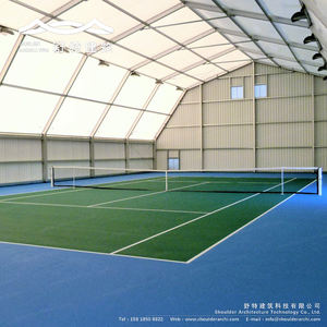 Grande tente de <span class=keywords><strong>padel</strong></span> d'extérieur - Structure en aluminium, auvent idéal pour les terrains de <span class=keywords><strong>padel</strong></span> et les zones sportives - Product Image 4