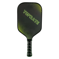 Raquette de pickleball Toprate 16 mm T700 en fibre de carbone ultralégère avec matériau alvéolé en PP, personnalisée pour les équipes de loisirs