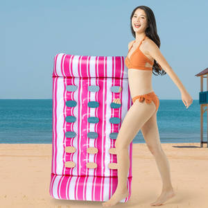 पानी हैममॉक पूल वयस्क फ्लोटिंग चेयर होल नेट मेल नाव सनशेड सीट रिंग जाल बैकरेस्ट - Product Image 2