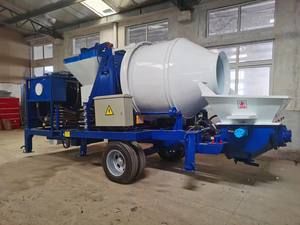 コンクリートミキサーポンプ20m 30 40m 3/hポータブルセメント混合ポンプ機 - Product Image 6