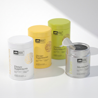 Boîtes à matcha personnalisées avec logo, boîtes en fer blanc de qualité alimentaire, boîte à matcha en fer blanc 30g, boîte de rangement personnalisée en métal pour poudre de thé vert avec couvercle hermétique