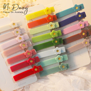 <span class=keywords><strong>Mi</strong></span> Dairy 2024 nuevo dulce y lindo ins palabra caliente clip flor horquilla Niños Accesorios para el cabello horquilla para niños - Product Image 1