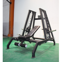 Banc incliné Presse Équipement de gymnastique Machine Smith multifonctionnelle à double système de plaques chargées Machine Smith latérale Iso