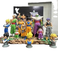 Figurines d'action en PVC Dragon Ball Z (DBZ) de 10-21 cm : Son Goku, Gohan, Vegeta, Piccolo, Yamcha, Trunks - Ensemble de figurines et modèles