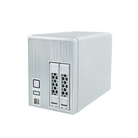 HM76 Home 4G RAM 64G SSD Dua Disk Server Jaringan Ekspansi Ponsel NAS MINI PC Penyimpanan Cloud Pribadi 2 Bay