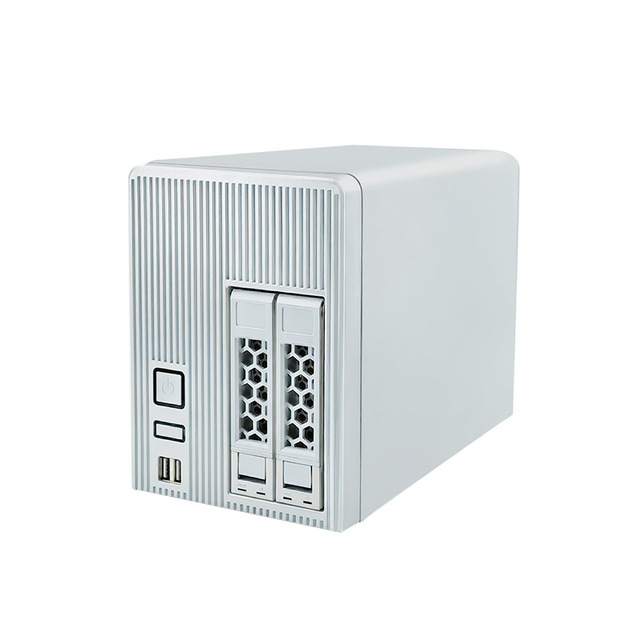 HM76 Home 4G RAM 64G SSD Two Disk Network Server Mobile Phone Expansion NAS MINI PC Private Cloud Storge 2Bays