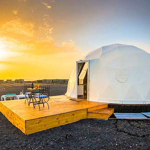 Airbnb Geo Domos Outdoor Geodätisches Kuppelhaus Glamping-Zelt <span class=keywords><strong>Iglu</strong></span> mit Badezimmer - Product Image 1