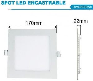 Ultra-Thin LED High CRI95 5000K Daylight Ceiling <b>Downlight</b> for Kids Room & Supermarket Use Square Surface Aluminum IP44 - Product Image 5
