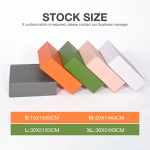 Hot tùy chỉnh sóng hộp bưu phẩm với logo có thể tái chế gấp vận chuyển bao bì cho quần áo Giày hộp - Product Image 2