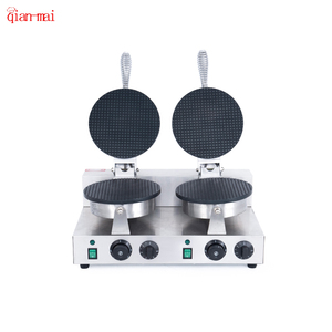 Thiết Kế Mới Bề Mặt Thép Không Gỉ Đúc Nhôm Không Dính Tấm Ice Cream Cone Waffle Maker / Waffle Cone Maker Máy - Product Image 4