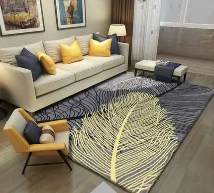 Modern Luxury 3D Printing Colorful Custom Pattern Geometric Living Room Area Rug