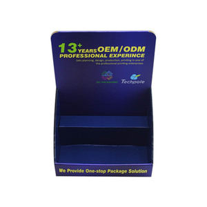 Espositore da Banco in Cartone per Scaffali da Negozio, Scatola Pieghevole in Cartone Ondulato per Supermercati e Punti Vendita - Product Image 5