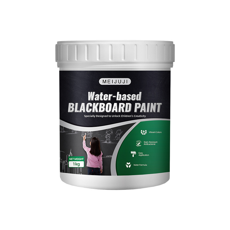 Peinture pour tableau noir à base d'eau-noir-1 l couvre 2 m²-2 couches