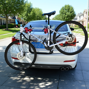 Porte-vélos universel pour coffre de SUV, berline et hayon, pliable, pour 3 vélos, avec rembourrage anti-rayures (charge de 40 kg) - Product Image 6