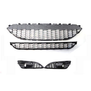 Nouvelle calandre avant en maille nid d'abeille avec trous traversants en ABS pour <span class=keywords><strong>Fiesta</strong></span> <span class=keywords><strong>ST</strong></span> 2013-2016 - Product Image 3