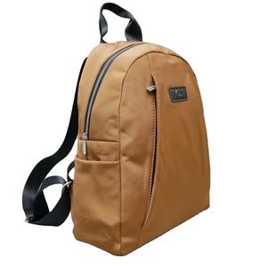 Factory Luxury Durable 75D Polyester Large with Two Side Pocket Brown Daily Outdoor Sport Unisex <b>Backpacks</b> - Product Image 1
