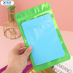 Bolsa de Plástico Laminado Colorida con Cierre Hermético, Bolsa de Almacenamiento de Alimentos con Sellado Térmico de Aluminio <span class=keywords><strong>para</strong></span> Especias Secas y Proteína en Polvo - Product Image 5