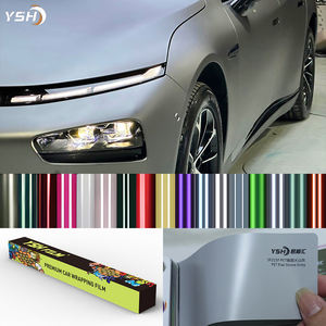 Haute brillance teinte pleine carrosserie voiture Films résistant aux UV automobile papier rouleaux autocollant auto-cicatrisant vinyle anti-rayures changement de couleur - Product Image 1