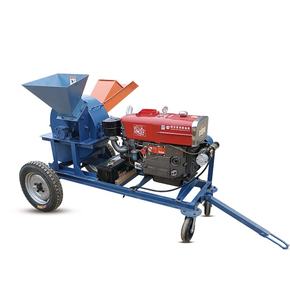 Venta de fábrica, amoladora de madera móvil completamente automática, motor diésel de doble propósito seco y húmedo, jardín de paisajismo grande - Product Image 1