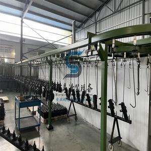 Beschichtungsanlage für Metall Lackier- & Flüssigspritzanlage Wasservorhang-Spritzkabine Trockenspritzkabine - Product Image 1