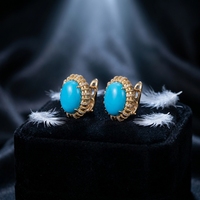 Ensemble de bijoux pour femmes en argent sterling 925 plaqué or, style ethnique bohème indien, avec pierres naturelles de haute qualité, personnalisable OEM ODM