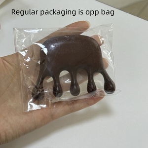 Pettine per Massaggio del Cuoio Capelluto in Legno di Sandalo Fatto a Mano con Logo Personalizzato, Strumenti per Massaggio Capelli Gua Sha, Pettine Naturale in Legno - Product Image 5