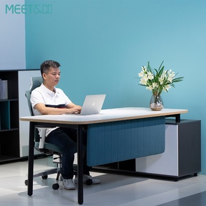 Hot Sale Cheap Office Desk Factory Large Quantity Spot Wholesale Office Furniture Employee boss Manager Desk - Product Image 3