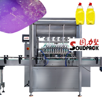Machine de remplissage automatique de pompe à engrenages de détergent liquide de nettoyage de 6 têtes de Solidpack