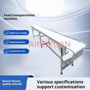 Depo lojistik için ayarlanabilir hız hafif özel genişlik 10m uzunluk gıda sınıfı PVC konveyör - Product Image 4