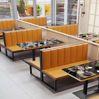 Juego de Muebles Modernos para Restaurante, Mesas y Sillas para Restaurante, Juego de Mesa de Comedor, Juego de Mesa para Restaurante, Sofá