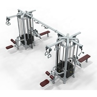 Machine de musculation multifonctionnelle à 8 stations pour centre de fitness