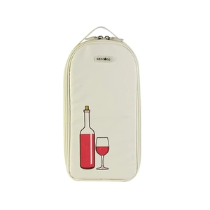 Custom 2-<b>Bottle</b> Wine Tote <b>Bag</b> Insulated Leak-Proof Wine <b>Cooler</b> <b>Bag</b> Portable Wine <b>Bottle</b> Carrier Case lunch <b>bag</b> - Product Image 2