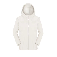 CrazyMaker Unisexe Nouvelle Mode Personnalisé Polyester Tissu Imperméable Veste Extérieure DTG Motif Brodé Mode Veste À Fermeture Éclair
