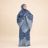 Ensemble de prière en nylon pour femmes, vêtements islamiques modestes en filigrane