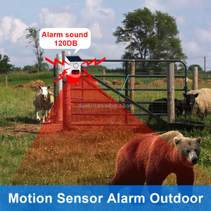 Smardandanwish WiFi uzaktan kumanda su geçirmez güneş güvenlik için Alarm sireni <span class=keywords><strong>PIR</strong></span> hareket sensör dedektörü ev güvenlik plastik - Product Image 6